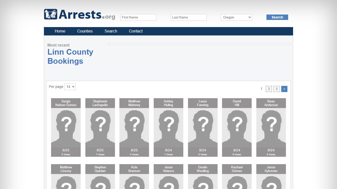 Linn County Arrests and Inmate Search